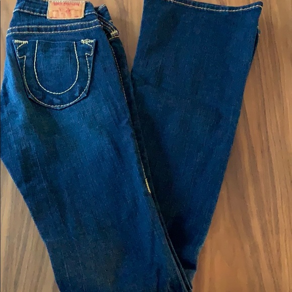 True Religion dark blue jeans worn 2 times - Picture 5 of 6